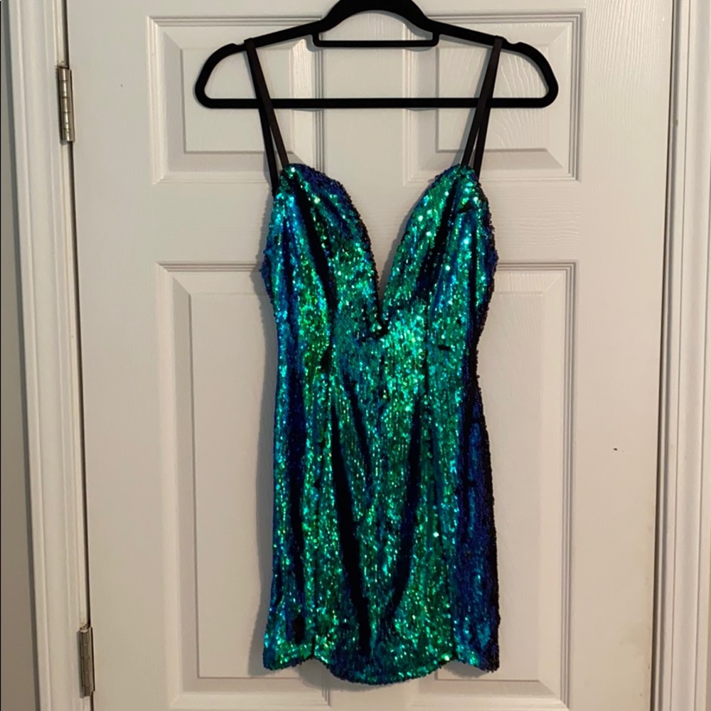Tobi sequin mini dress